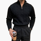 Wavy Half-Zip Jumper