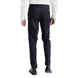 Spodnie do garnituru slim fit - Granatowe
