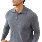 Sweter Polo z Kaszmiru Ponza