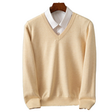 Elegancki Sweter z V-dekoltem