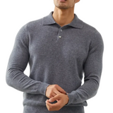 Sweter Polo z Kaszmiru Ponza