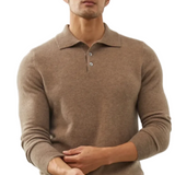 Sweter Polo z Kaszmiru Ponza
