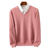 Elegancki Sweter z V-dekoltem