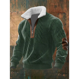 Polarowy Sweter ze Stójką