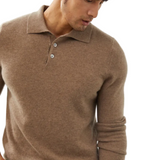 Sweter Polo z Kaszmiru Ponza