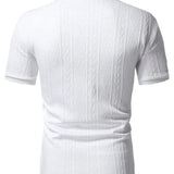 Gianni - polo casual lato z guzikami