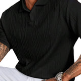 Gianni - polo casual lato z guzikami