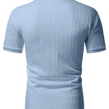 Gianni - polo casual lato z guzikami
