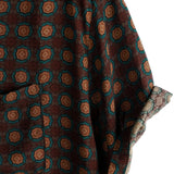 Koszula Bawełniana Letnia Casual Vintage Krótki Rękaw dla Mężczyzn
