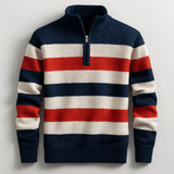 Men's Knit Pullover with Zip