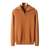 Sweter z zamkiem Taranto Merino Wełna
