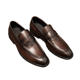Eleganckie Skórzane Loafers