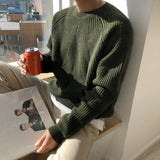 Sweter z Rękawem Reglan