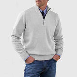 Elegancki Sweter Męski z Półzamkiem