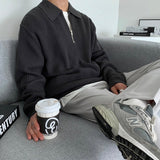 Half-Zip Polo Sweater