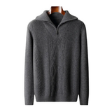 Sweter z zamkiem Taranto Merino Wełna