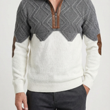 Polarowy Sweter ze Stójką
