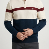 Sweter Męski z Zamkiem pod Szyją
