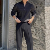 Wavy Half-Zip Jumper
