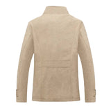 Elegancki Fleece Płaszcz