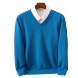Elegancki Sweter z V-dekoltem