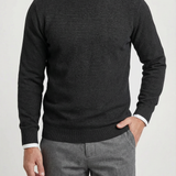Sweter Męski z Okrągłym Dekoltem