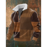 Polarowy Sweter ze Stójką