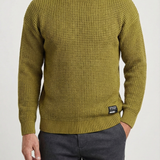 Premium Sweter w Splot Plaster Miodu