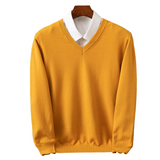 Elegancki Sweter z V-dekoltem