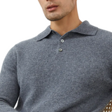 Sweter Polo z Kaszmiru Ponza