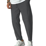 Eleganckie Spodnie Tapered z Troczkami