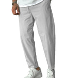 Eleganckie Spodnie Tapered z Troczkami