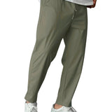 Eleganckie Spodnie Tapered z Troczkami