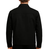 Lekka Twill Kurtka dla Mężczyzn – Czarna – Regular Fit