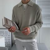 Half-Zip Polo Sweater