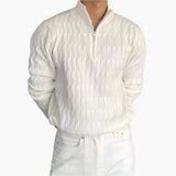 Wavy Half-Zip Jumper