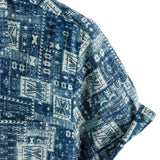 Koszula z Krótkim Rękawem z Bawełny Retro Casual dla Mężczyzn
