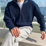 Knitted Half-Zip Jumper