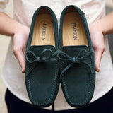 Casual Suede Letnie Mokasyny