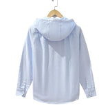Lniana Bluza z Kapturem