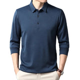 Elegancka Koszulka Polo z Długim Rękawem