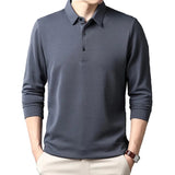 Elegancka Koszulka Polo z Długim Rękawem