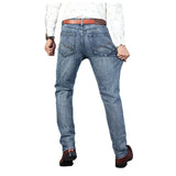 Jeansy Biznesowe z Denimu