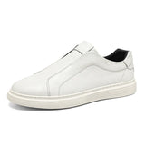 Klasyczne Skórzane Buty Slip-On