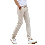 Slim Fit Linnedbukser