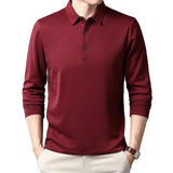 Elegancka Koszulka Polo z Długim Rękawem