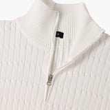 Wavy Half-Zip Jumper