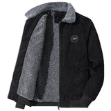 Elegancka Kurtka Sztruksowa z Fleece