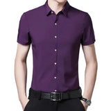 Koszula Krótki Rękaw Business Casual