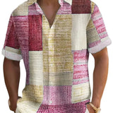 Elegancka Koszula Patchwork